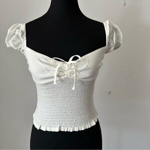 Sz XS Aritzia WILFRED Sojourn Top in Light Birch